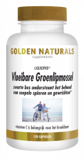 Golden Naturals Groenlipmossel Vloeibare Formule 120 softgel capsules