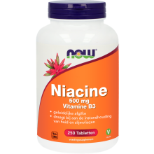 Now Niacine 500 Mg Vitamine B3 250 Tabletten