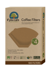 if you care Koffiefilters No. 4 100 Stuks