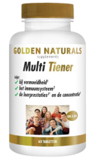 Golden Naturals Multi Tiener 60 vegetarische capsules