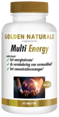 Golden Naturals Multi Energy 60 veganistische tabletten