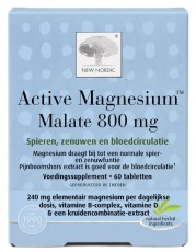 New Nordic Magnesium Malate 800 MG 60 Tabletten