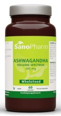 Sanopharm Ashwagandha Wholefood 60 Vegan Capsules