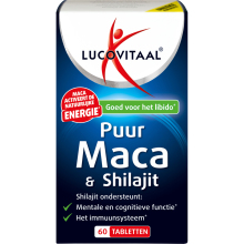 Lucovitaal Puur Maca & Shilajit 60 Tabletten