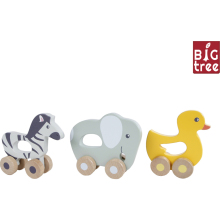 Big Tree Houten Dieren 3ass 13cm