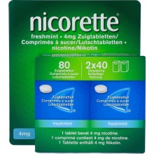 Nicorette Zuigtablet 4 MG Freshmint 80 Zuigtabletten