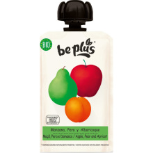 be plus Fruithapje Appel-Peer-Abrikoos 100 Gram