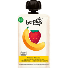 be plus Fruithapje Aardbei-Banaan 100 Gram