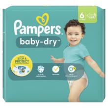 Pampers Baby Dry S6 Value Pack 34 St 34st