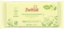 Zwitsal Nature & Care Babydoekjes 52 Stuks