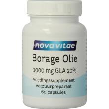 Nova Vitae Borage olie 1000mg GLA 20% 60ca