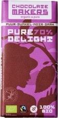 chocolatemakers Pure delight 70% puur bio 80g