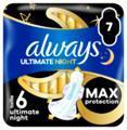 Always Maandverband Ultra Ultimate Night 7st