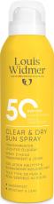 Louis Widmer Clear & Dry Sun Spray SPF50 licht geparfumeerd 200 ML