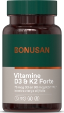 Bonusan Vitamine D3 & K2 120 Softgels