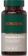 Bonusan Vitamine D3 25 300 Softgels