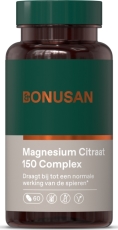 Bonusan Magnesium Citraat 150 Complex 60 Tabletten