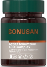 Bonusan Foliumzuur Actief 400 Complex 90 Tabletten