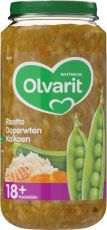 Olvarit Risotto doperwten kalkoen 18M01 250g