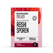 mushrooms f life Reishi sporen poeder bio 60g