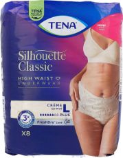 Tena Silhouet Plus High Waist Cr&egrave;me L 8st