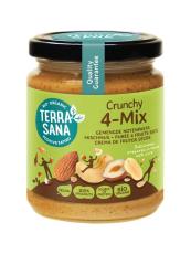 Terrasana 4-Mix Crunchy Notenpasta Bio 250 Gram
