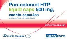 Healthypharm Paracetamol 500 mg Liquid 20 Capsules