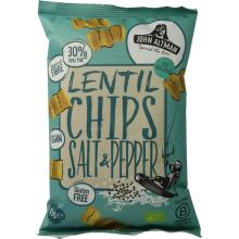 john altman Linzen chips salt & pepper bio 75g