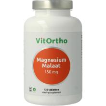 Vitortho Magnesium Malaat 150 mg 120 Tabletten