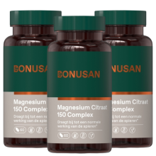 Bonusan Magnesium Citraat 150 Complex 180 Tabletten