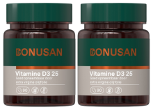 Bonusan Vitamine D3 25 180 Softgels