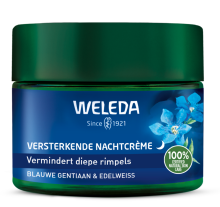 Weleda Blauwe Gentiaan & Edelweiss Versterkende Nachtcr&egrave;me Anti-Age 50+-huid 40 ML