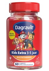 Dagravit Kids-Xtra Paw Patrol Multivitaminen 3-5 jaar 60 gummies