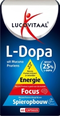 Lucovitaal L-Dopa Mucuna Pruriens 60 Capsules