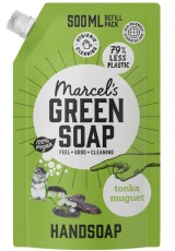 Marcels Green Soap Handsoap Tonka & Muguet Refill 500 ML