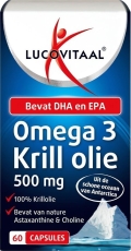 Lucovitaal Omega 3 Krill Olie 500 MG 60 Capsules
