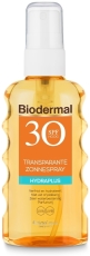 Biodermal Transparante Zonnespray SPF30 175ml