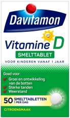 Davitamon Vitamine D Smelttabletten Kinderen 50 tabletten