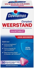 Davitamon Compleet Weerstand Forte 50 kauwtabletten