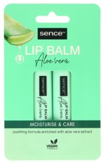 Sence Lipbalsem Alo&euml; Vera 2 Stuks