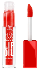 Rimmel London Oh My Gloss Lip Oil - 004 Vivid Red  