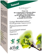 Activo Ginkgo Plus 60 Tabletten