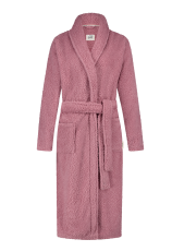 Ten Cate Dames Badjas Fleece Teddy Pink M 1 Stuk