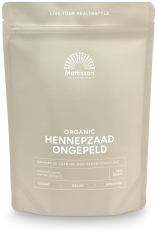 Mattisson Bio hennepzaad ongepeld raw 400g