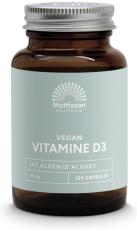 Mattisson Vegan vitamine D3 25 mcg/1000IE 120ca