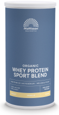 Mattisson Organic sport whey protein blend vanille 450g