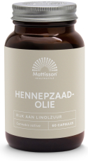 Mattisson Hennepzaadolie 1000mg 60 Capsules