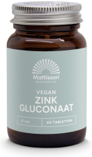 Mattisson Zink Gluconaat 25mg 60 Tabletten