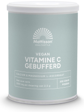 Mattisson Vitamine C gebufferd calcium & magnesium ascorbaat 250G