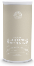 Mattisson Vegan protein erwten & rijst naturel bio 500G